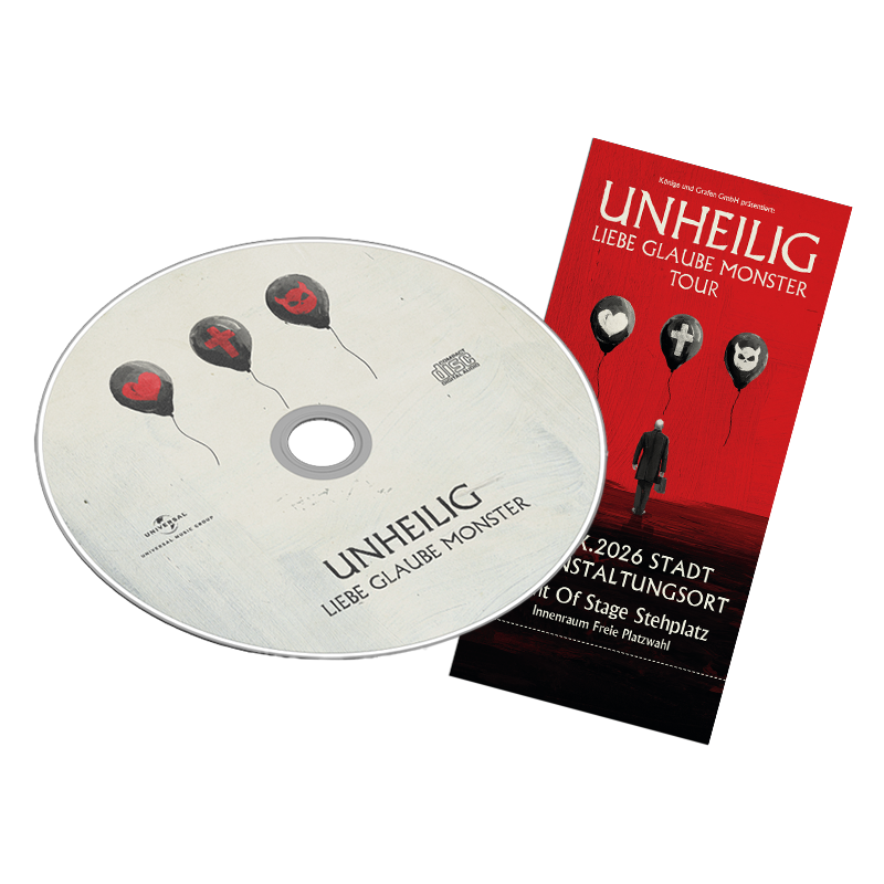 Unheilig "Liebe Glaube Monster" – CD und ein Ticket