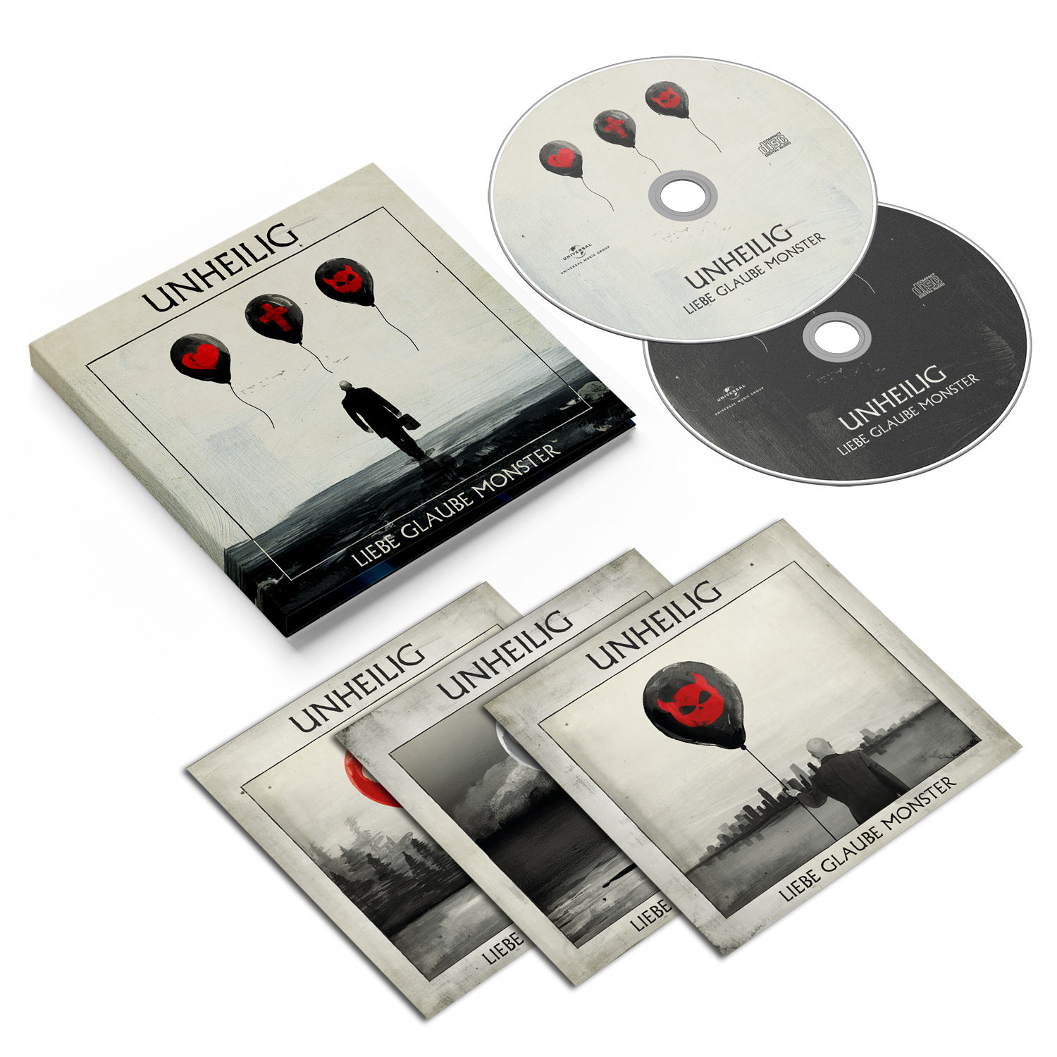 Unheilig Liebe. Glaube Monster Deluxe 2CD + Akustik CD + 1 Sitzplatzticket 437633