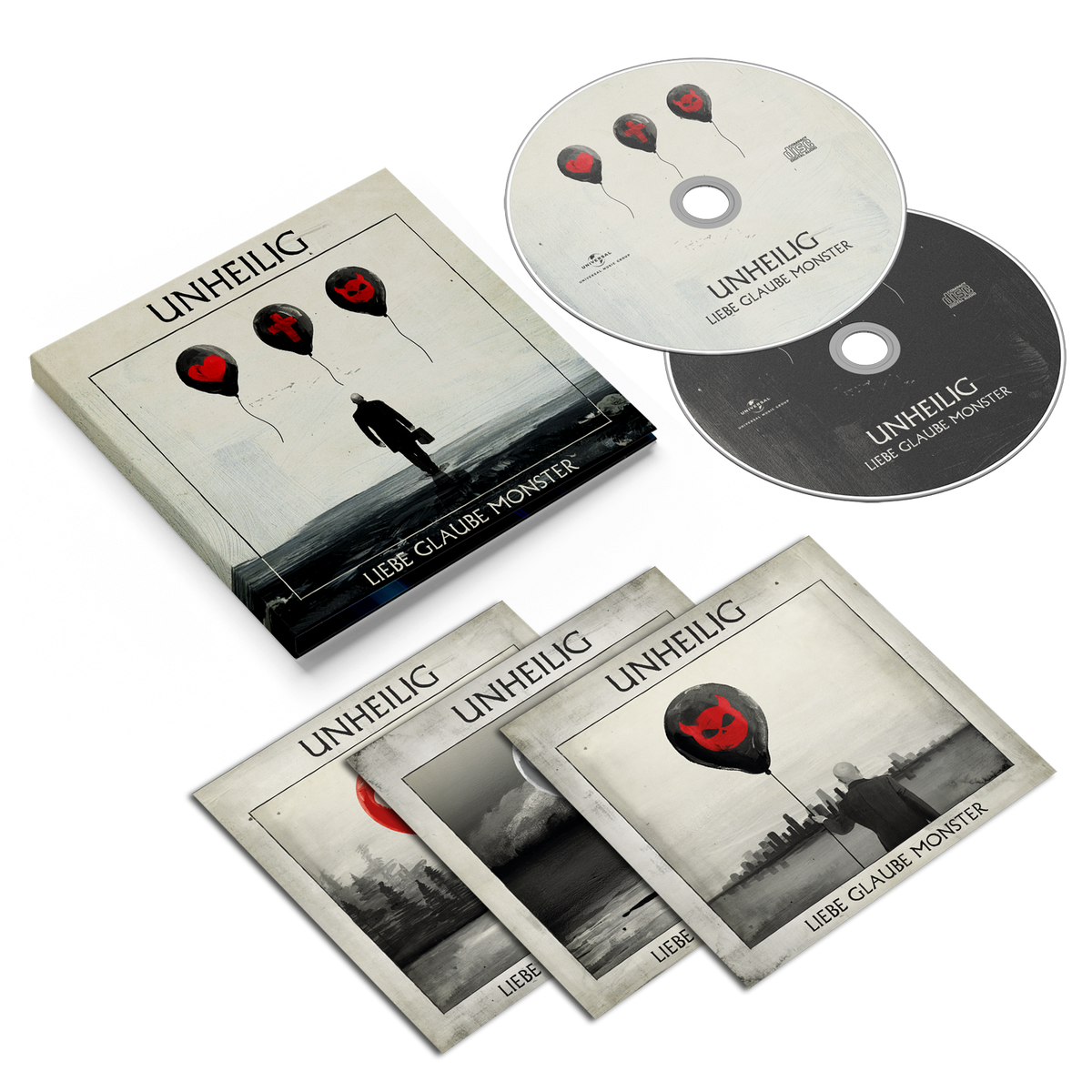 Unheilig Liebe Glaube Monster Deluxe 2CD + Akustik CD + 2 Stehplatztickets 437625