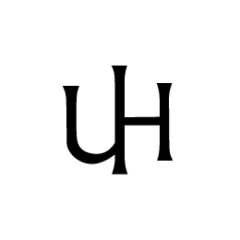 minimiertes Unheilig Logo in schwarzer Schrift